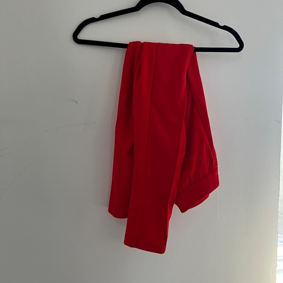 SHEIN Vibrant Red Cropped Pants - Picture 4 of 5
